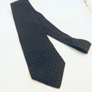 #1592 JACOB MILLER GREEN VINTAGE NECKTIE 56 IN X 4 IN